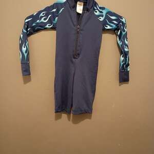 Toddler Kids Short Sleeve Wet Suit Sun Protection Outfit